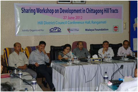 Speakers at a workshop in Rangamati: Admin reins in activities of NGOs in CHT